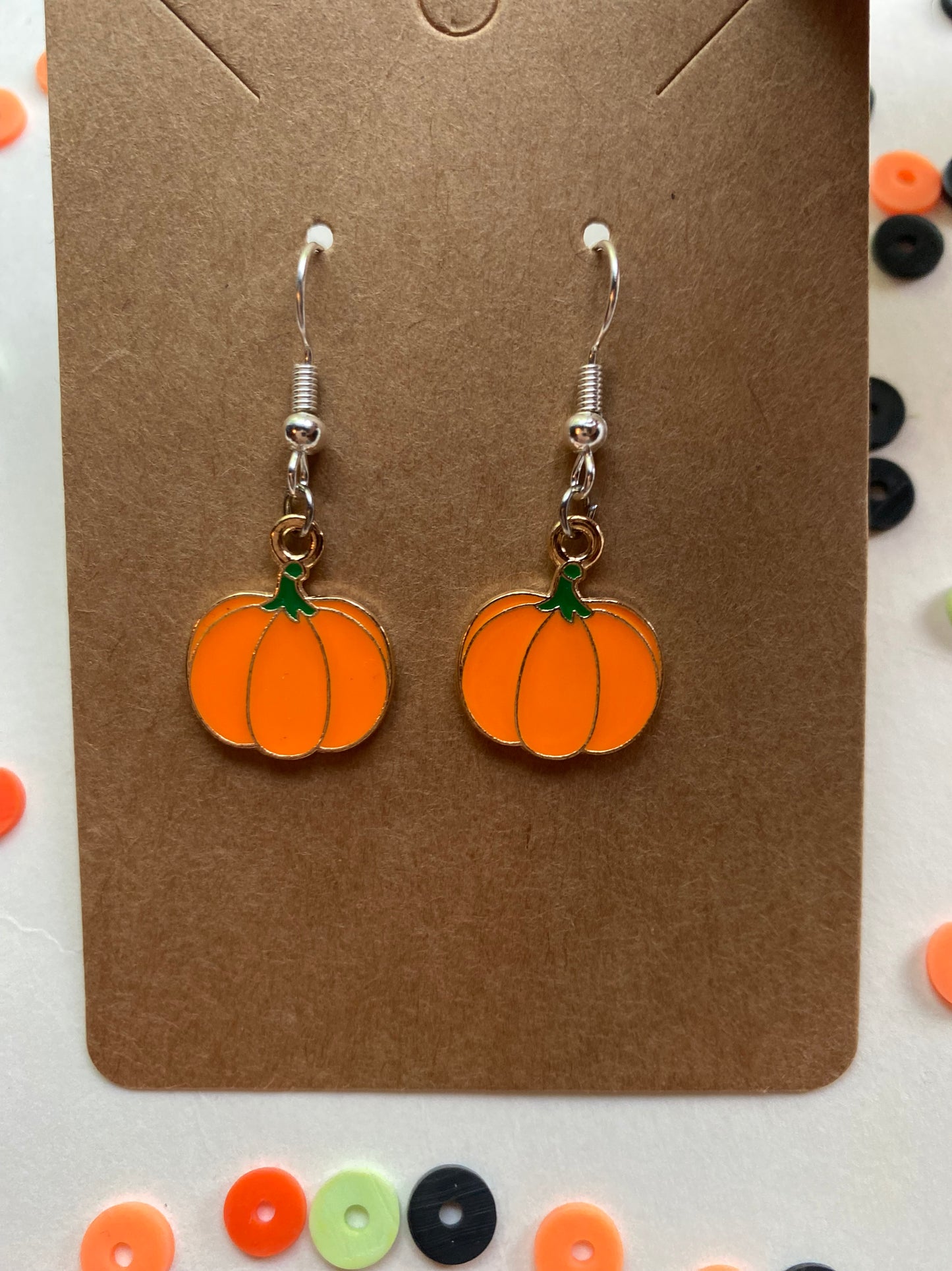 Pumpkin earrings