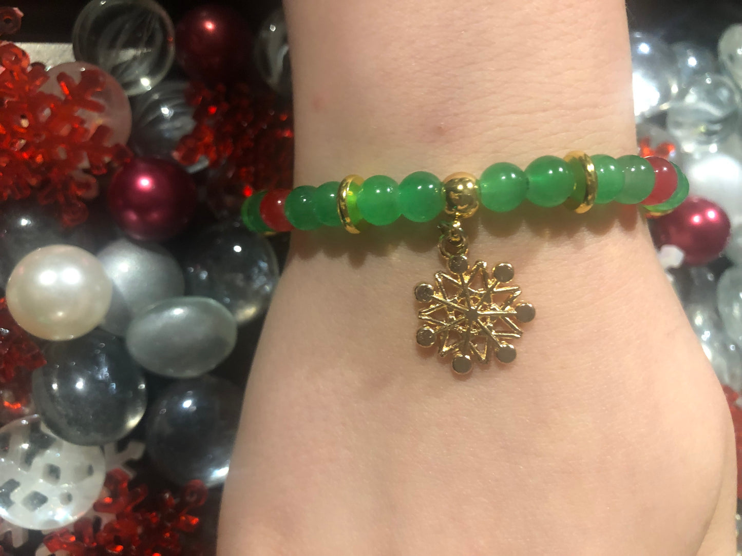 Christmas Snowflake Bracelet