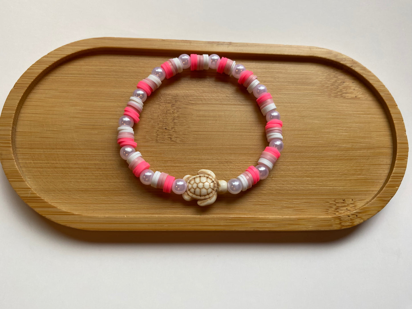 Pink Turtle Bracelet