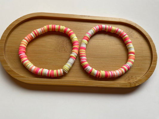 Pink lemonade bracelet