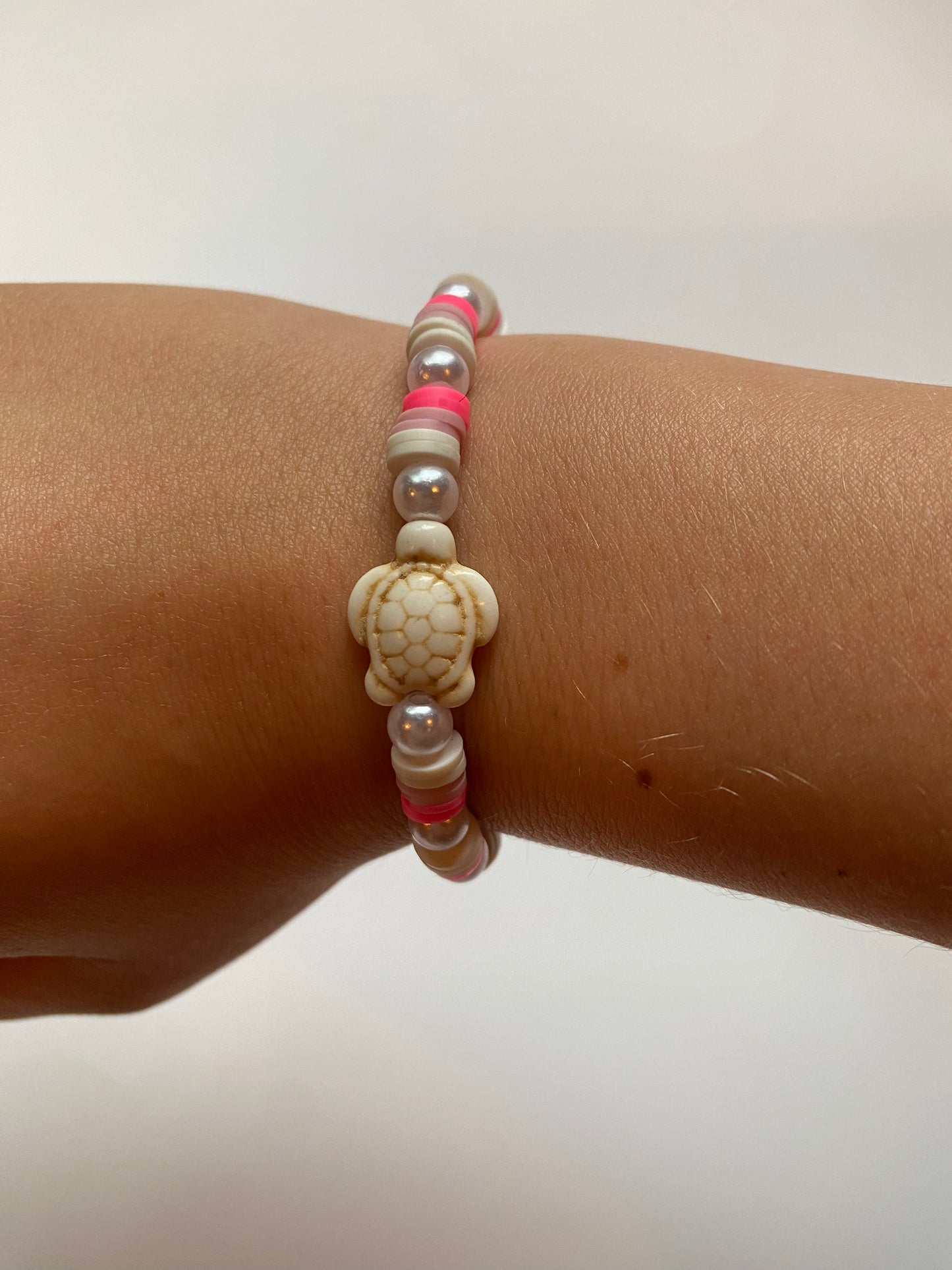 Pink Turtle Bracelet