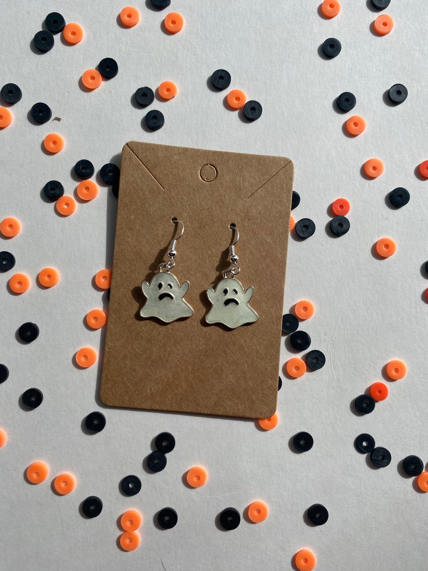 Glow in the dark ghost earrings